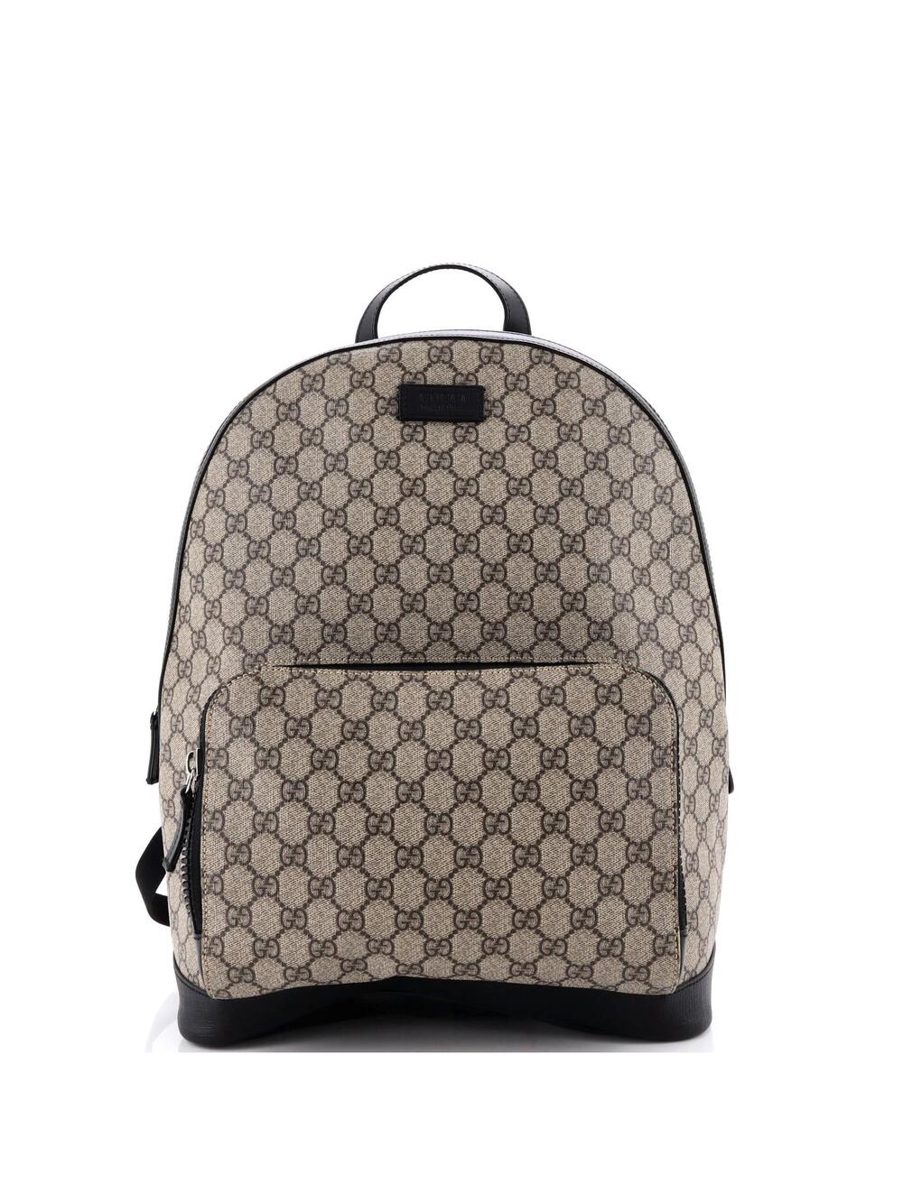 Gucci Zip Pocket Backpack Gg Coated #370828G12B